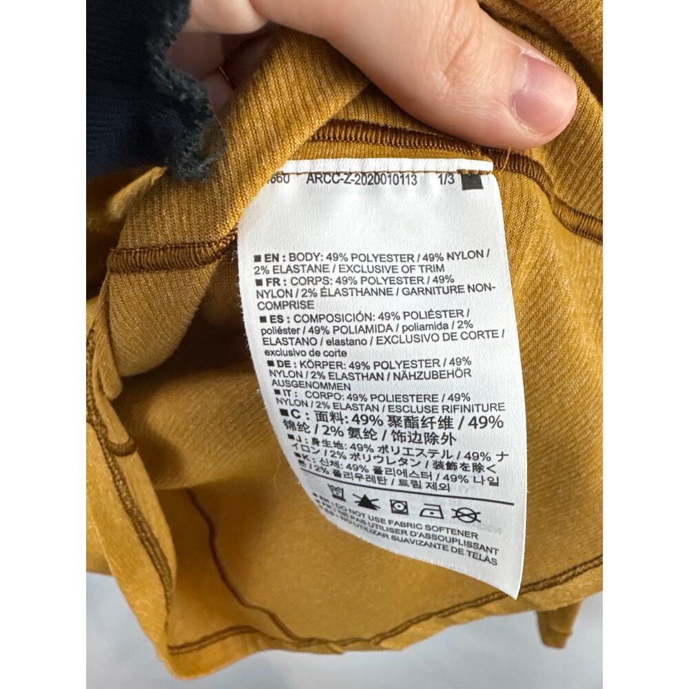 Arc'teryx Women's Long Sleeve Top - Yellow Mustard Gold - Picture 6 of 6
